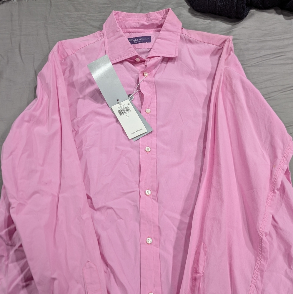 RL purple Label button down